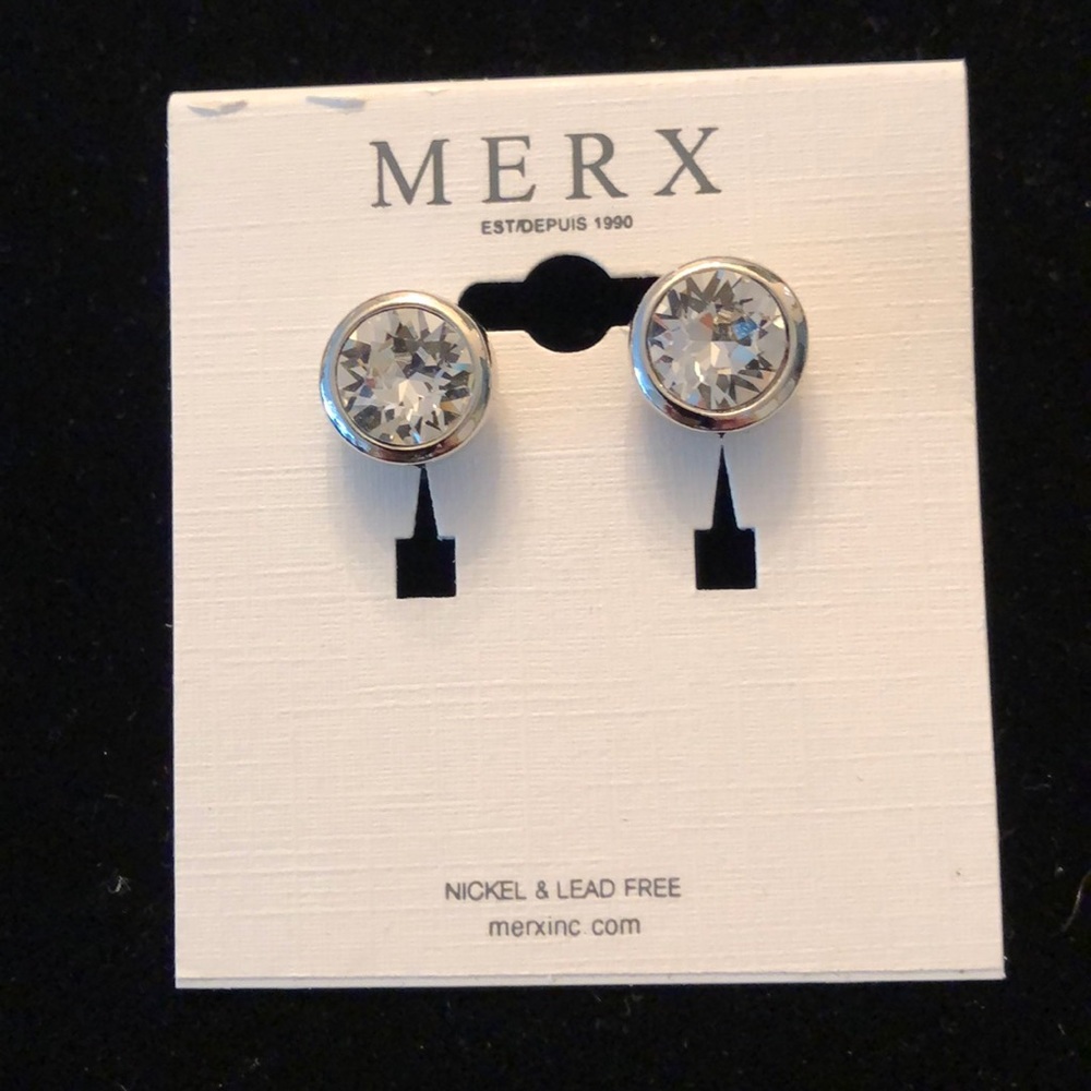 Merx Clear Studs
